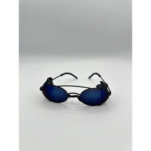 Julbo Micropore GT Zeis Glacier Sunglasses Blue Mirror Black Leather Shields
